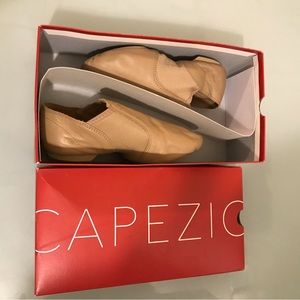 Capezio slip-on jazz shoe.